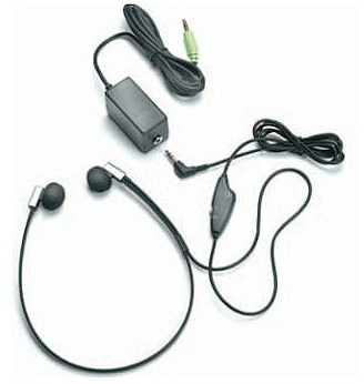 VEC-FlexFone FLX-10 3.5mm Deluxe Twin Speaker Lightweight Headset with Volume control, Stereo/Mono Switch and 5 ft. Stereo Cord Extender Included