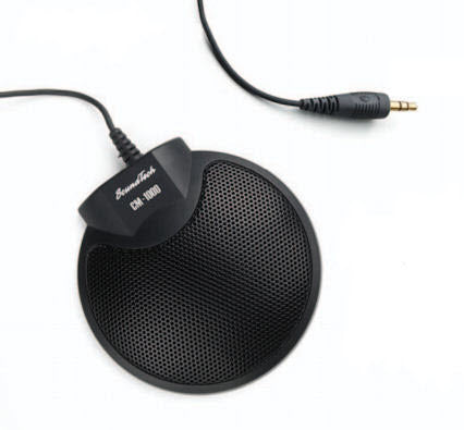 VEC CM-1000 Table Top Conference Meeting Microphone with Omni-Directional Stereo 3.5mm Plug