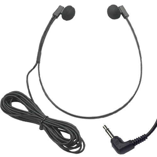 VEC SP-RA Spectra 3.5mm Lightweight Computer Headset with 5 Foot Cord and Right-Angle Plug