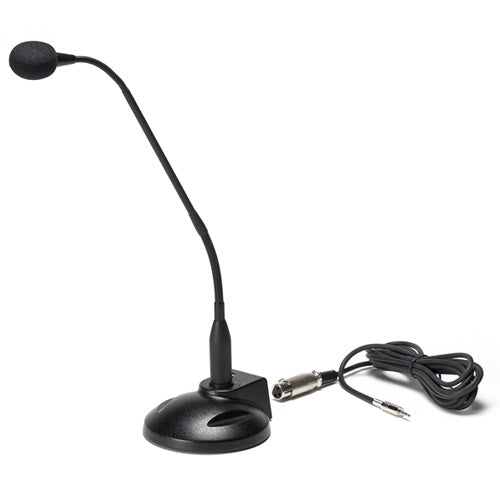 VEC GN-3 18 Inch Professional Uni-Direction Noise Canceling Gooseneck Microphone with 10 FT Cord and 3.5mm Stereo Plug