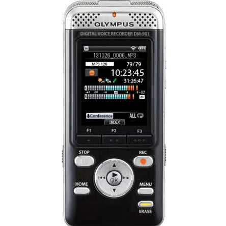 Olympus DM-901 4GB Expandable Digital Voice Recorder with Wi-fi Capabilities and Remote Access App