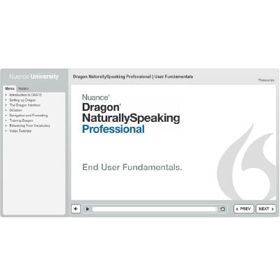 Nuane TRN-DRAG-30 Dragon Enterprise End User Fundamentals Training