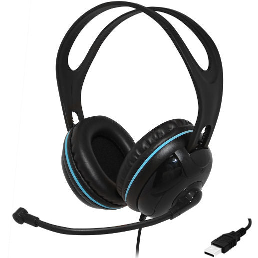 Andrea Communications C1-1027600-1 EDU-455 USB Over-Ear (Circumaural) Stereo Headset