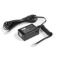 VEC LRX-30AB Amplified telephone logger patch with beep, 7ft cord, RJ-11 plug