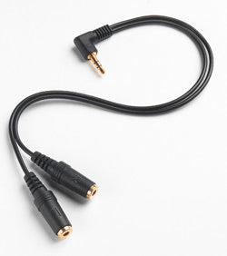 VEC PA-3.5Y Stereo Connects two stereo 3.5mm plugs into one stereo 3.5mm jack