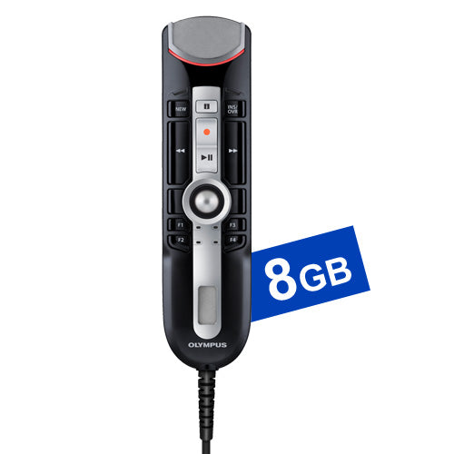Olympus RM-4015P RecMic II USB Professional PC-Dictation Microphone - Push Button Operation with 8GB internal memory - V741003BE000