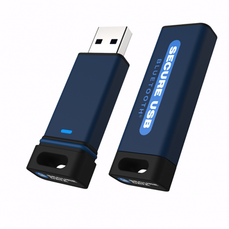 SecureData SU-BT-BU-32 SecureUSB BT 32GB 256-bit Hardware Encrypted USB 3.0 Flash Drive - FIPS Compliant - Secure Wireless Unlock via Mobile App