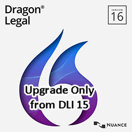 Nuance DL90A-RD1-16.0 Dragon Legal 16 Upgrade from Legal 15 or DPI15 Software