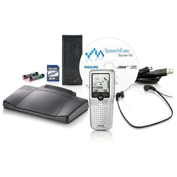 Philips LFH 9397 Starter Kit 9397 SpeechExec Digital Starter Kit with Pocket Memo® 9370, SpeechExec Software, Foot Control and Headset