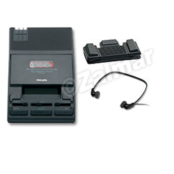 Philips LFH 730/P52 Desktop 730 Analog Mini Cassette Transcription Package with Headset and Foot Control