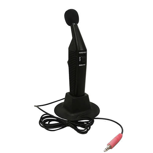 Andrea Communications ANC-300L Dual Function Handheld Computer Microphone with Active Noise Cancellation and three-position switch