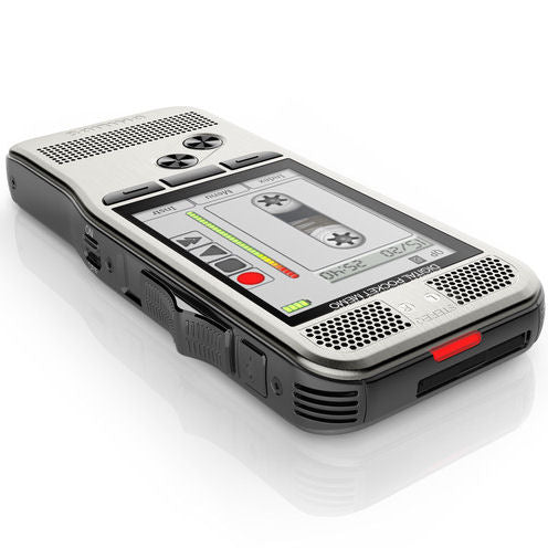 Philips DPM7000/02 Digital Pocket Memo Range Recorder with SpeechExec Dictate Workflow 2 year Subscription Software version 11.5 and Slide Switch Operation