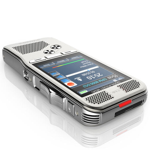 Philips DPM8900/01 Digital Pocket Memo Range Meeting Recorder with SpeechExec Dictate Workflow Software and Slide Switch Operations