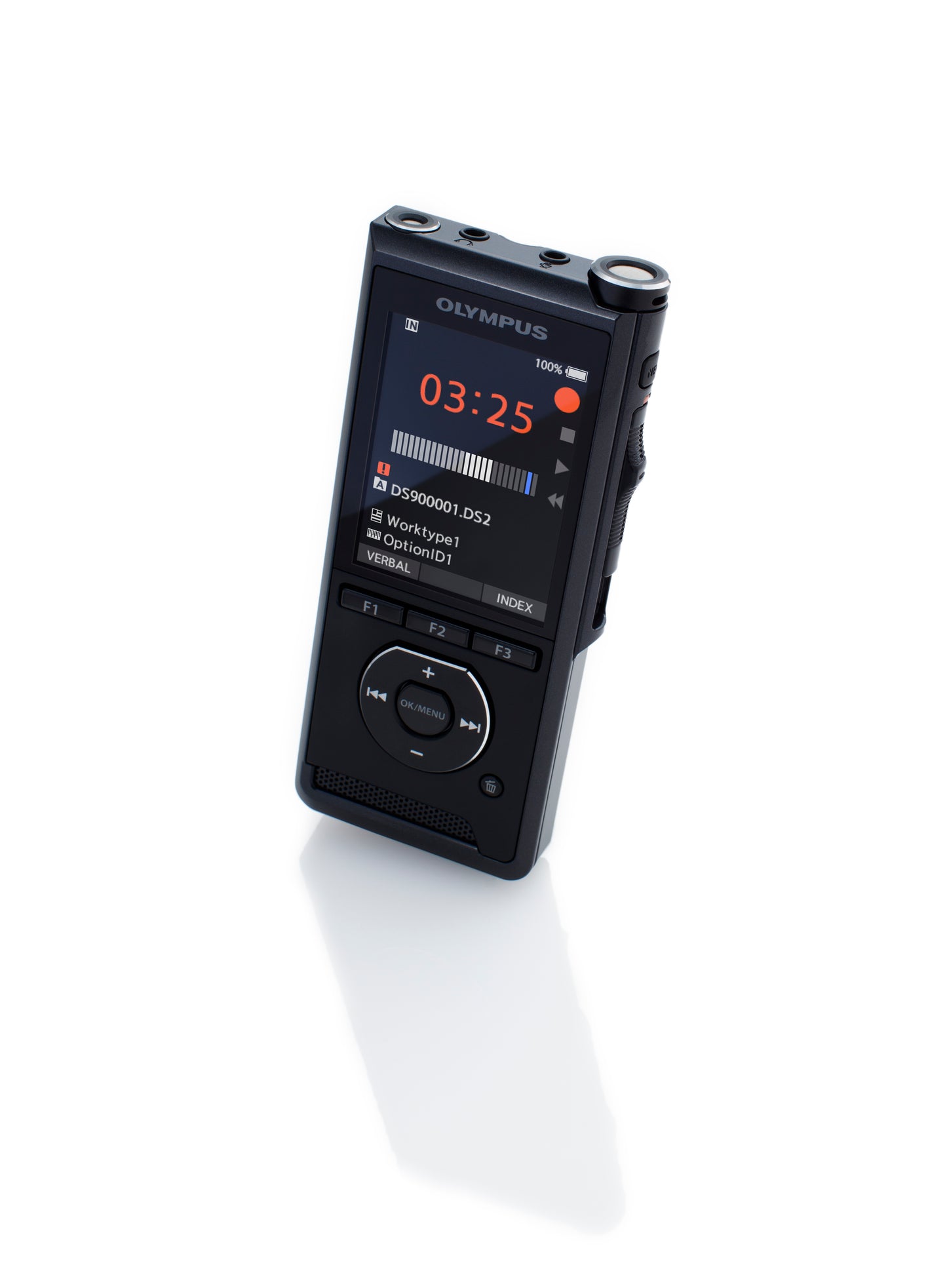 Olympus DS-9500IT Professional Dictation Wi-Fi Recorder, Slide Switch function, No Software