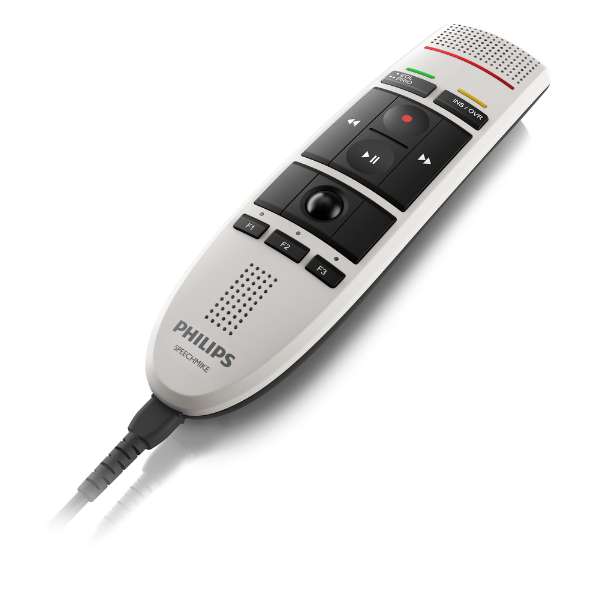 Philips LFH3200/01 SpeechMike III Pro (Push Button Operation) USB Professional PC-Dictation Microphone