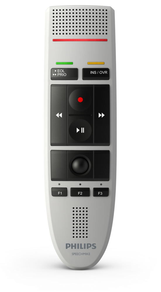 Philips SpeechMike LFH3200 dictation microphone, front view