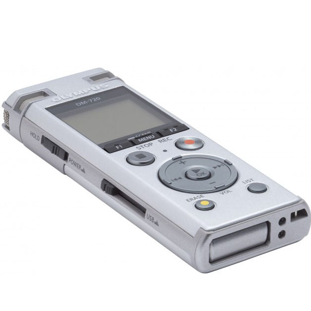 Olympus DM-720 4 GB Expandable Digital Voice Recorder with Tresmic 3 Microphone