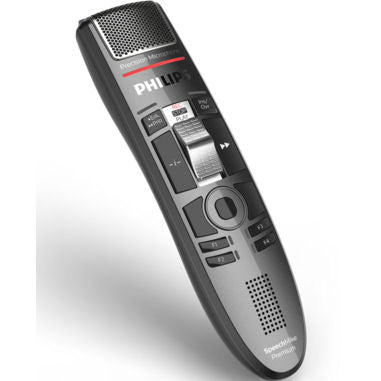 Philips SMP3810 SpeechMike Premium Touch Precision USB Microphone with Integrated Barcode Scanner - Slide Switch Operation