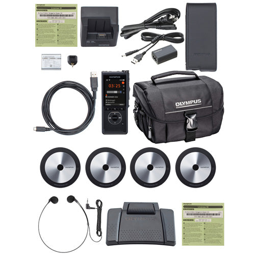 Olympus CRT9500 Professional 2-Channel Conference / Meeting Recording and Transcription End-to-End Solution