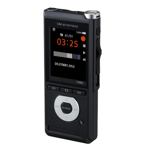 OM System DS-2700 Expandable 2GB Digital Voice Recorder with Slideswitch Operation and ODMS R8 Software