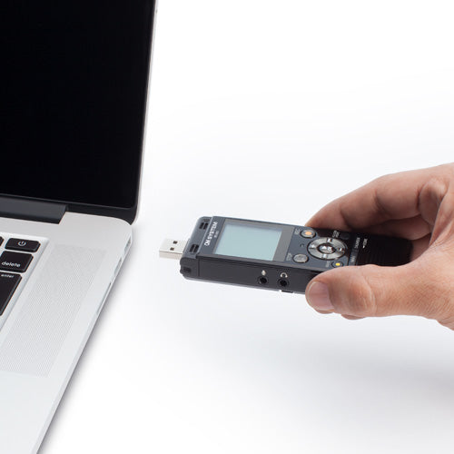 OM System WS-883 8GB Expandable Digital Voice Recorder with Large LCD Screen and Speaker