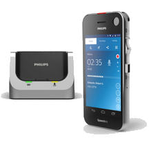 Philips PSP1100-SL SpeechAir Smart Voice Recorder with 1 Year SpeechLive Cloud Workflow Subscription for 2 Users