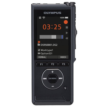 Olympus DS-9500 Professional Dictation Wi-Fi Recorder, Slide Switch function with ODMS R7 Dictation Management Software - CERTIFIED REFURBISHED
