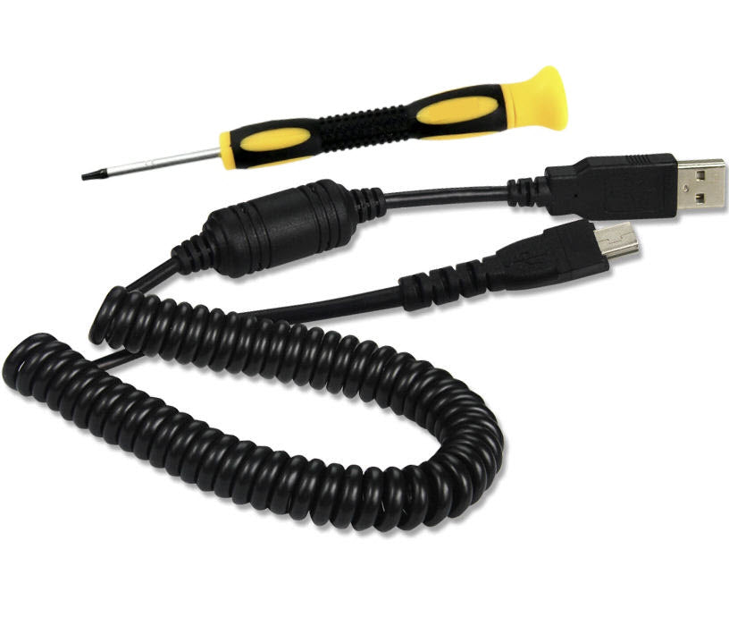 Recorders.com 8 ft. USB Coiled Cord Cable Kit for PowerMic 4