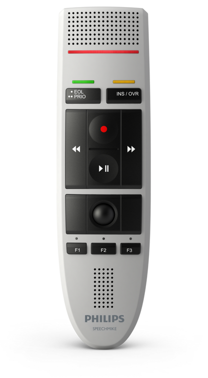 Philips SpeechMike LFH3200 dictation microphone, front view