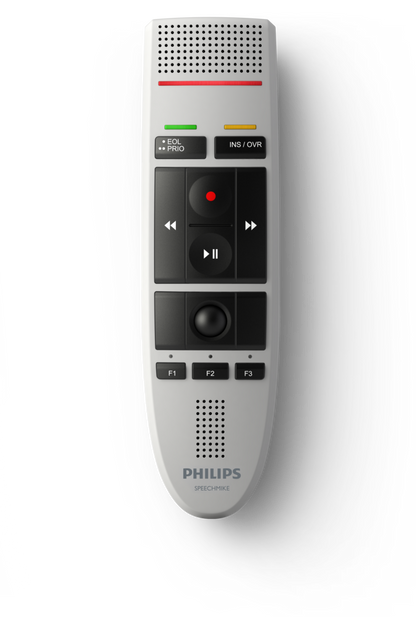 Philips SpeechMike LFH3200 dictation microphone, angled view