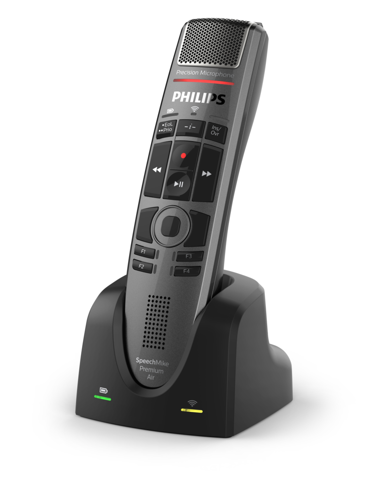 Philips SpeechMike Premium Air SMP4000 angled view