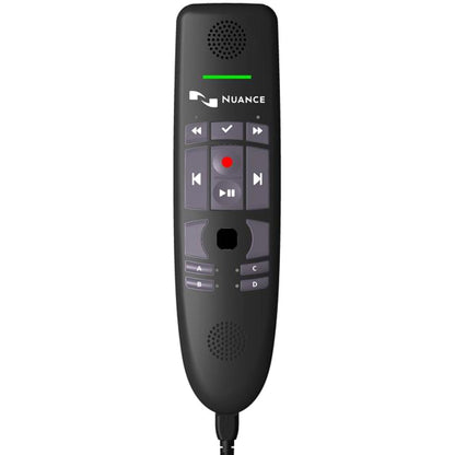 Nuance 0POWM4N9-E01 PowerMic 4 Speech Recognition Handheld Microphone with 9 Foot Cord